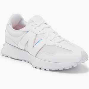 New Balance 327 W11.5/M10 Unisex Casual Sneakers Shoes White NEW